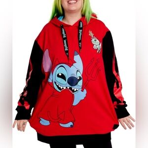 Loungefly Disney Stitch Devil Unisex Pullover Hoodie